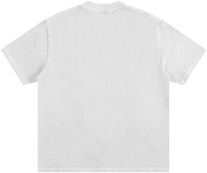 Back of the white Music Tee, plain.